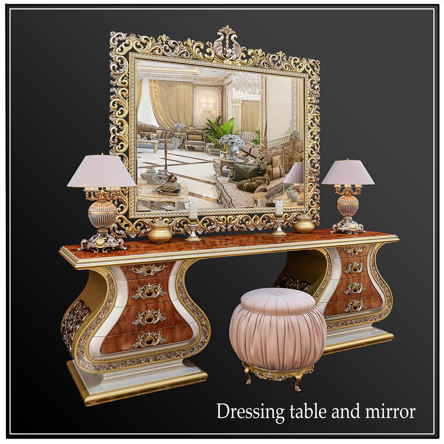 Modern Dressing Table 3d Model